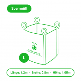 Sperrmüll entsorgen – Urban Big Bag – L