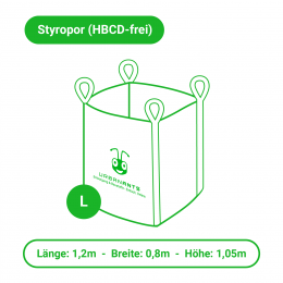 Styropor (EPS) entsorgen - Urban Big Bag - L