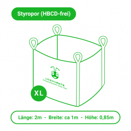 Styropor (EPS) entsorgen - Urban Bag - XL